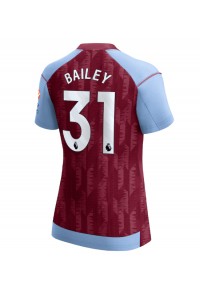 Fotbalové Dres Aston Villa Leon Bailey #31 Dámské Domácí Oblečení 2023-24 Krátký Rukáv